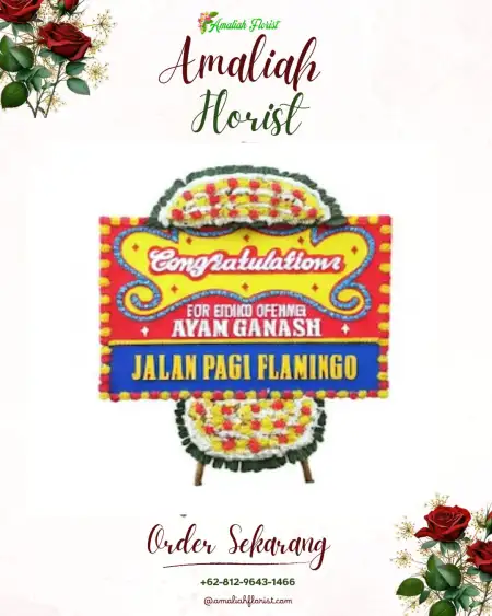 Sewa Papan Bunga Batudinding